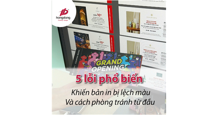 5 lỗi phổ biến khiến bản in bị lệch màu – và cách phòng tránh từ đầu