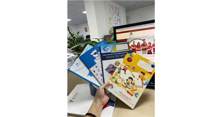 In Vở Cho Trung Tâm Tiếng Anh – Thiết Kế Theo Giáo Trình Riêng