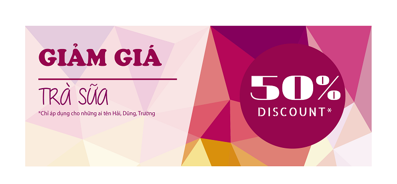 In voucher lấy ngay tại Hà Nội