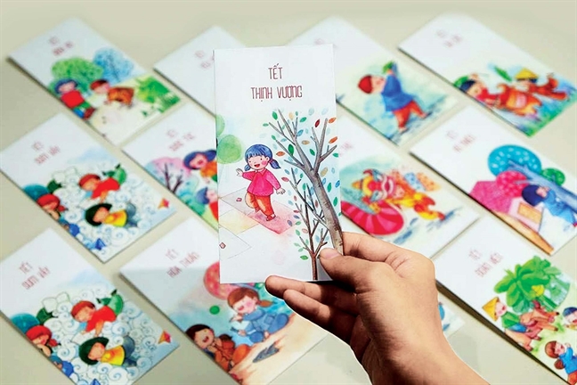 In bao lì xì theo thiết kế tại Hà Nội