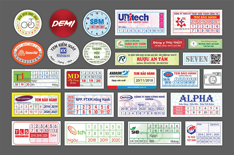 In Tem Bảo Hành, Tem Vỡ