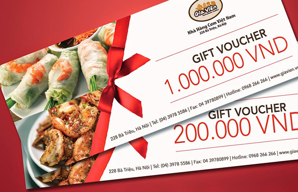 In Voucher, Phiếu Quà Tặng