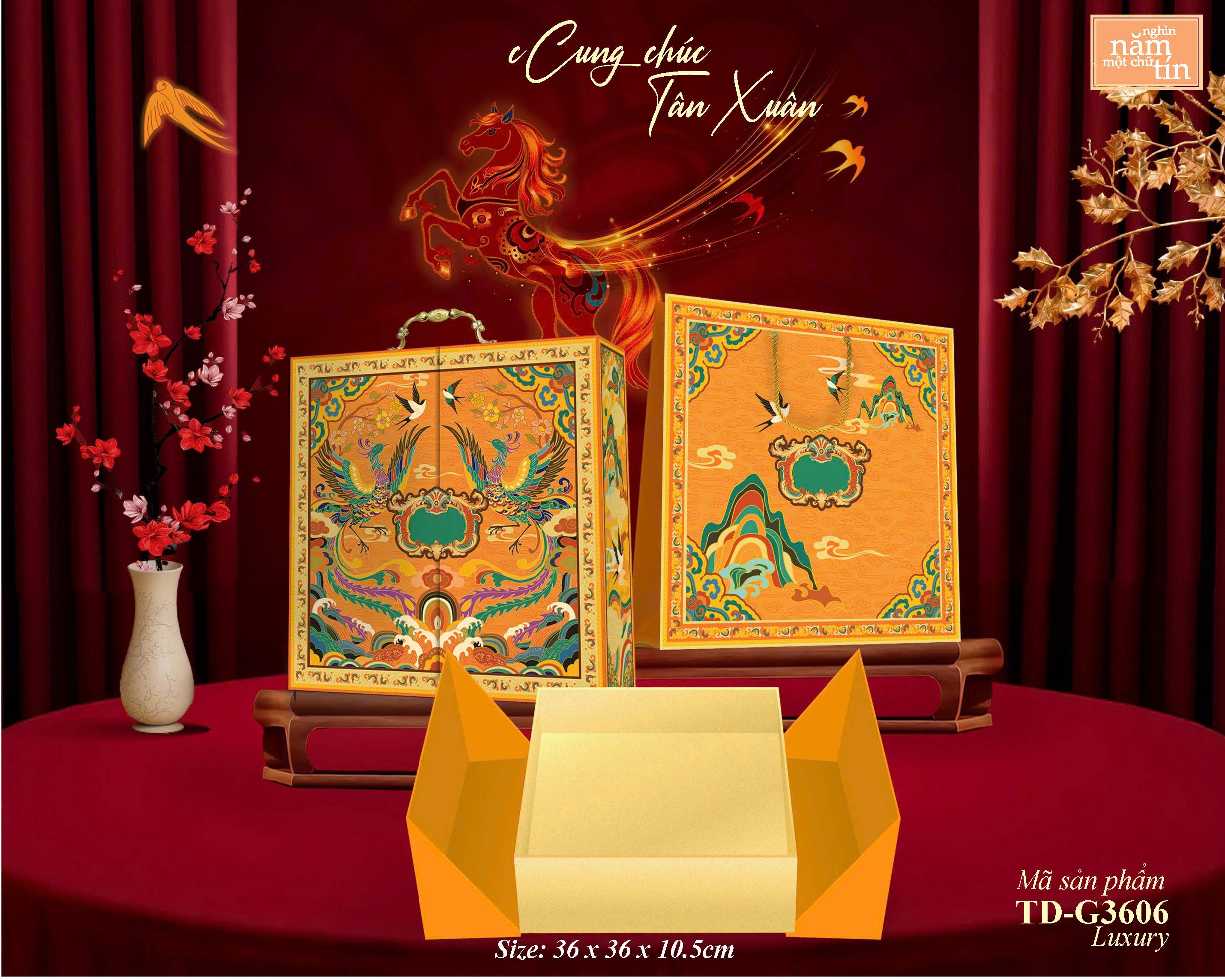 Vỏ hộp quà Tết 2026 cao cấp – Mẫu đẹp, thiết kế sang trọng cho doanh nghiệp