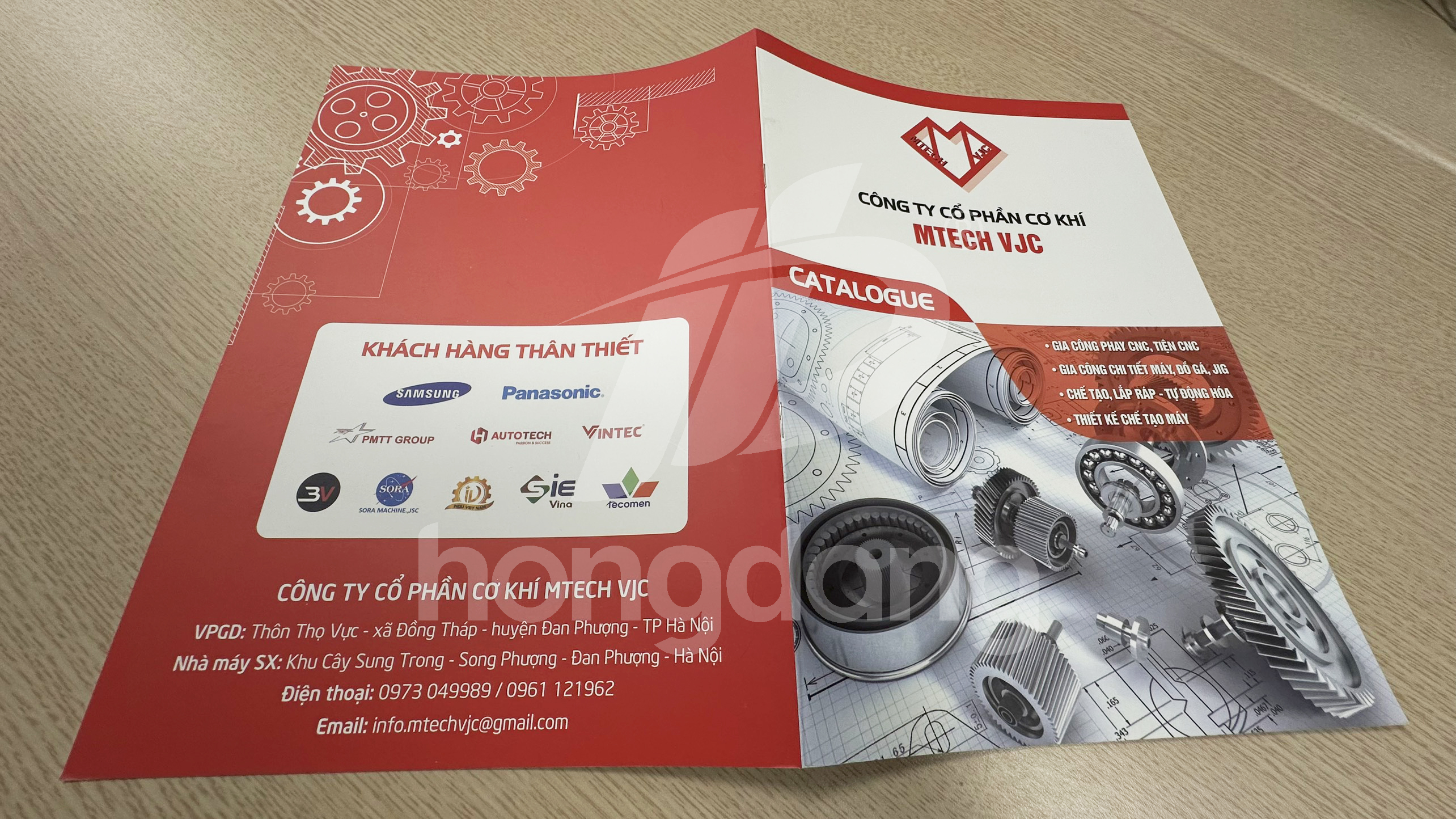 Top 6 mẫu catalogue công ty cơ khí