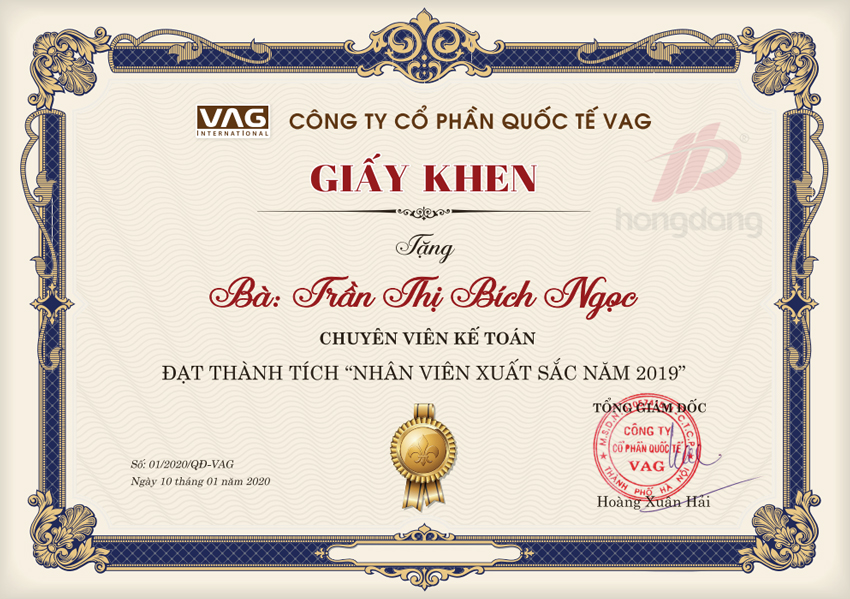 Tổng hợp mẫu giấy khen đẹp