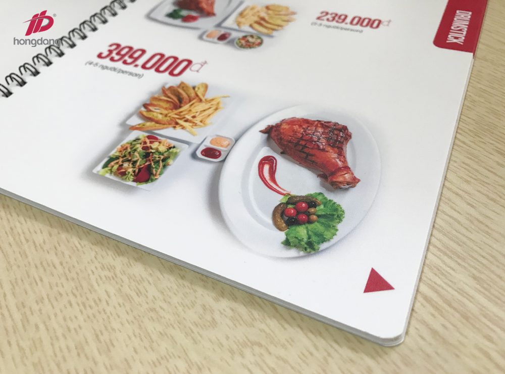 In Menu Nhựa PVC Bền Đẹp – Chống Nước, Không Phai Màu | Xưởng In Uy Tín