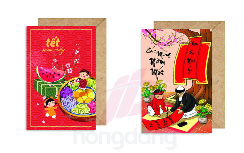 In thiệp chúc Tết - Những lưu ý quan trọng khách hàng nên biết