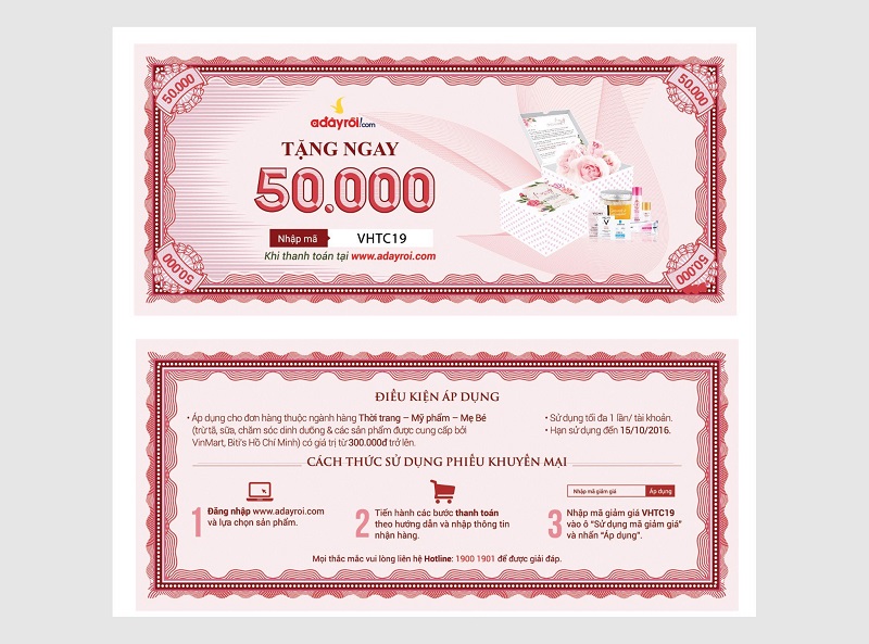 In voucher đẹp