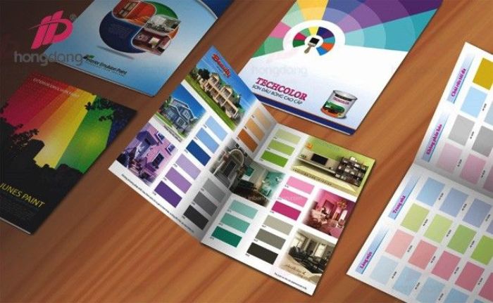 Mẫu catalogue xây dựng nhà ở với những gợi ý về màu sơn đẹp