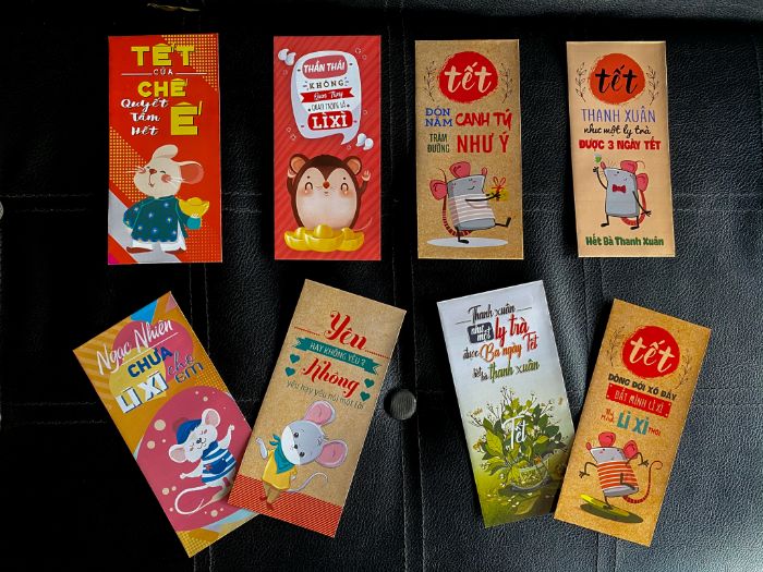 7 mẫu bao lì xì đẹp