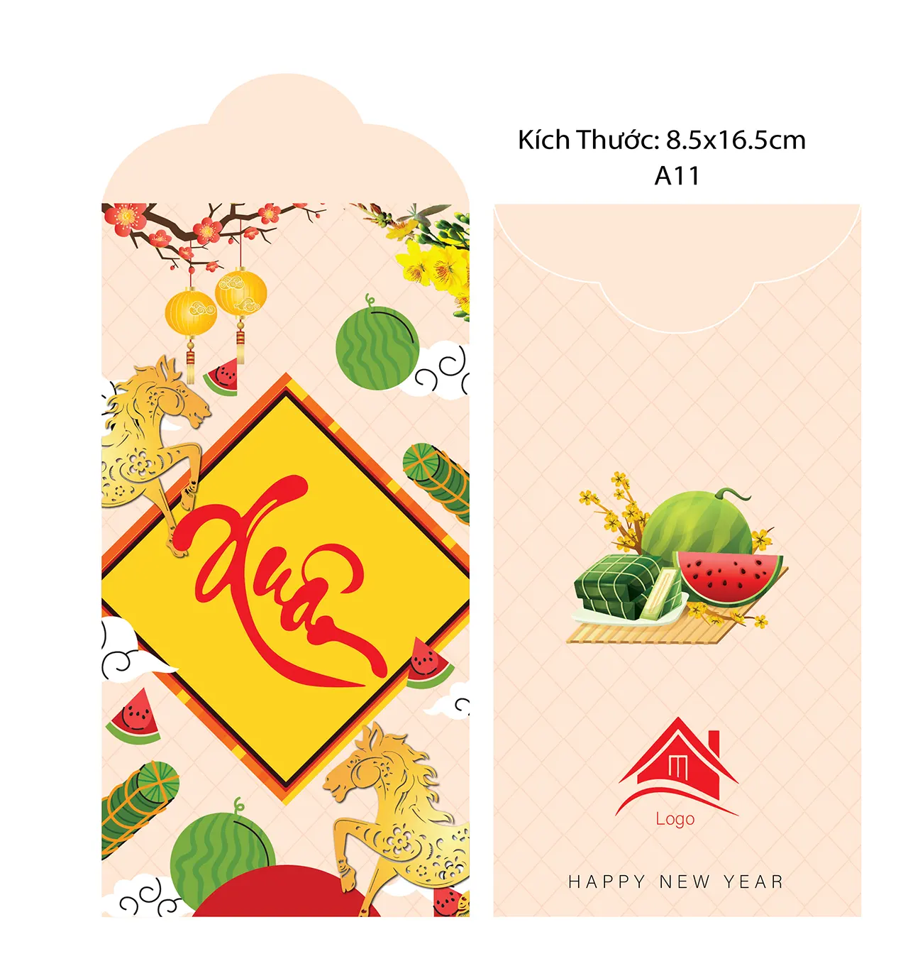 In bao lì xì phong cách trẻ trung cho giới trẻ