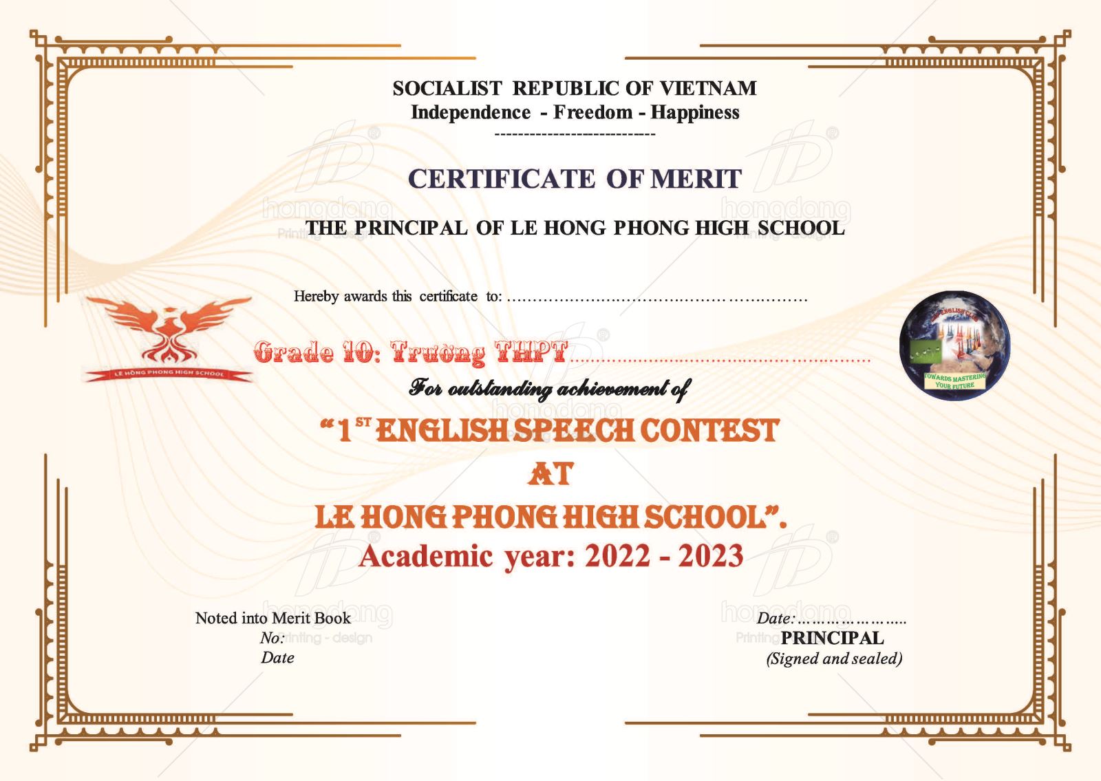 địa chỉ in giấy khen