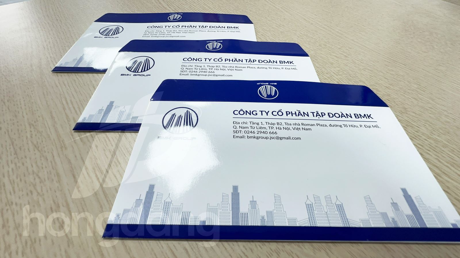  Mẫu phong bì công ty xây dựng