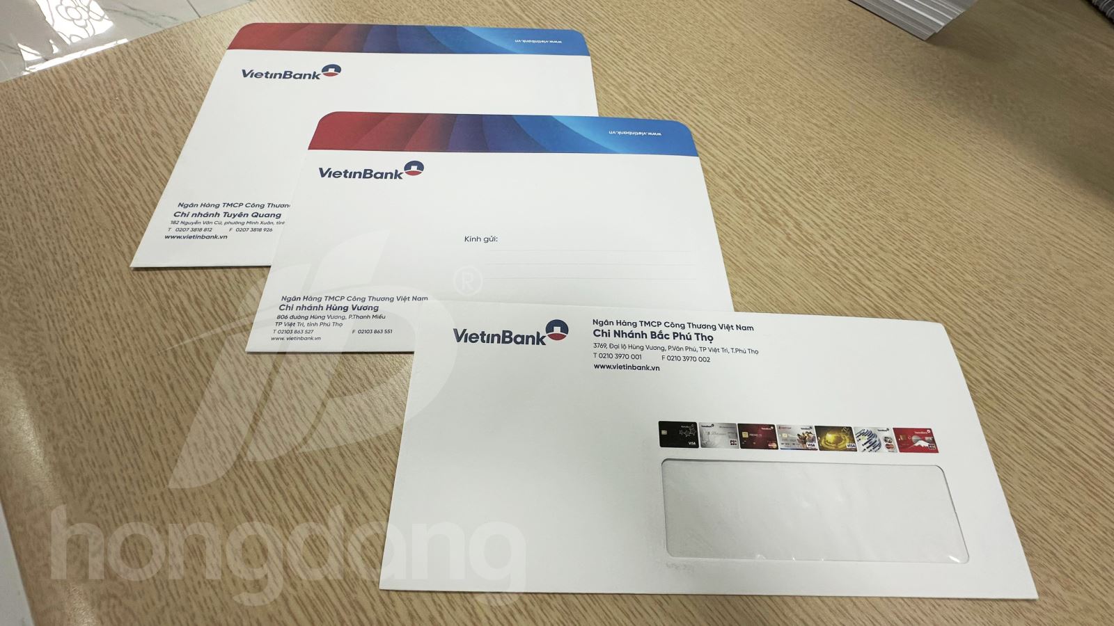  Mẫu phong bì ngân hàng Viettinbank