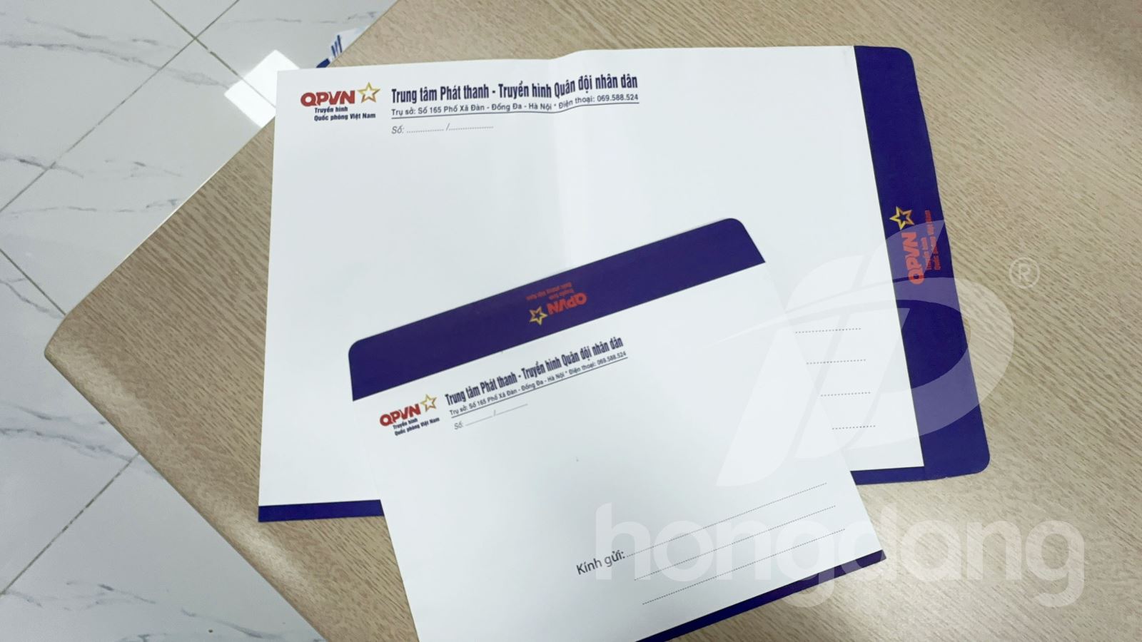  Mẫu phong bì Trung tâm phát thanh truyền hình