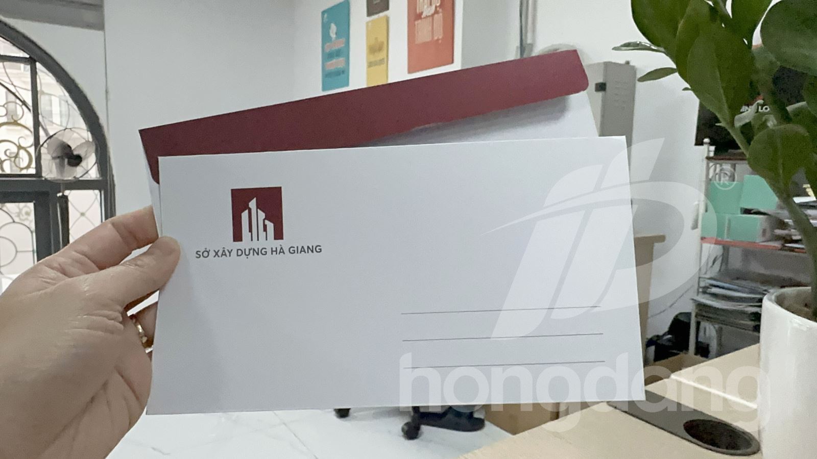  Mẫu phong bì công ty xây dựng