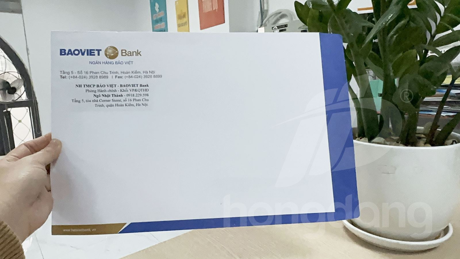  Mẫu phong bì Công ty Bảo Hiểm