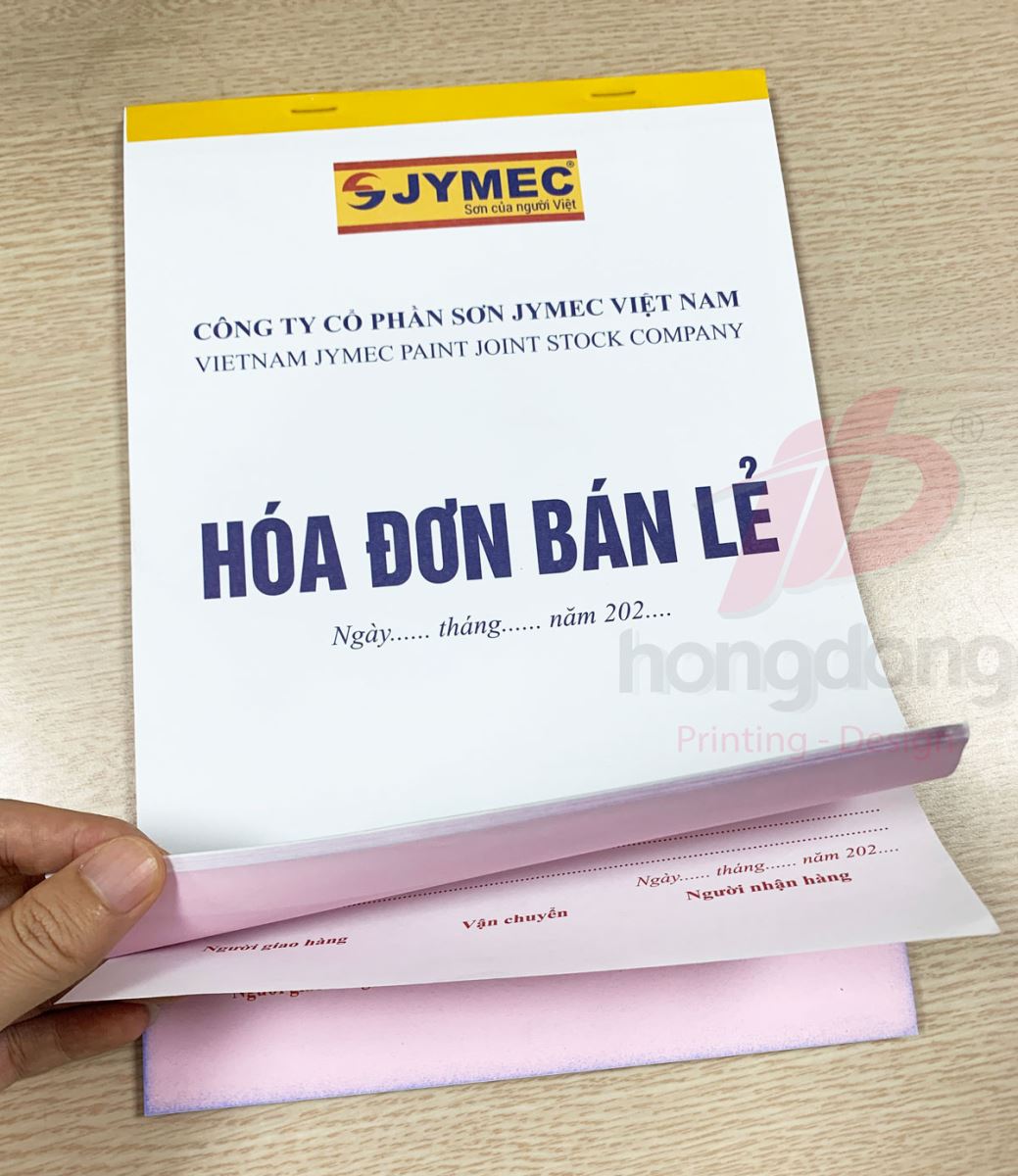 in hoá đơn bán lẻ