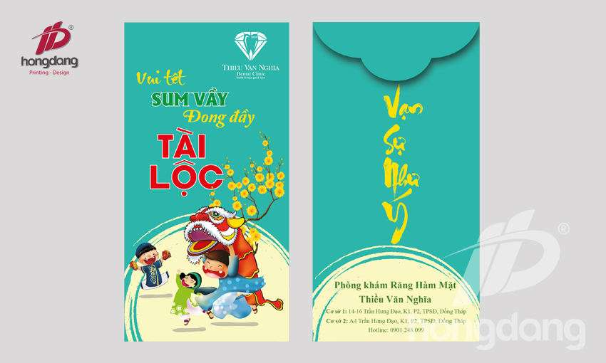 Thiết kế bao lì xì tết cần lưu ý gì