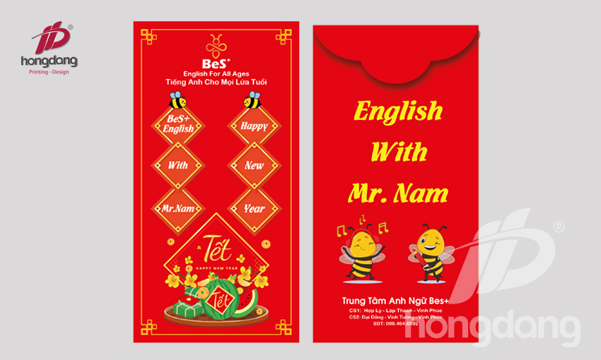 Thiết kế bao lì xì tết