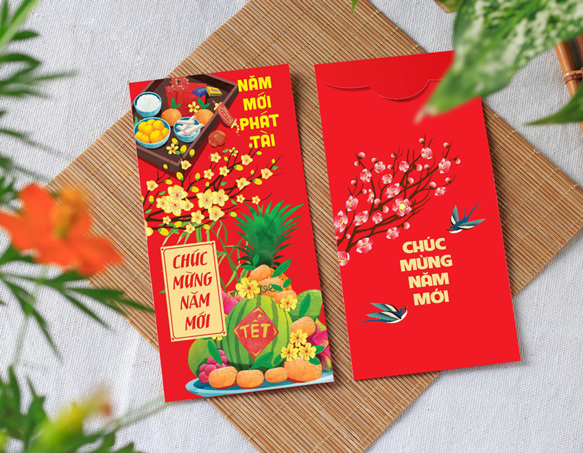 Khám phá mẫu bao lì xì