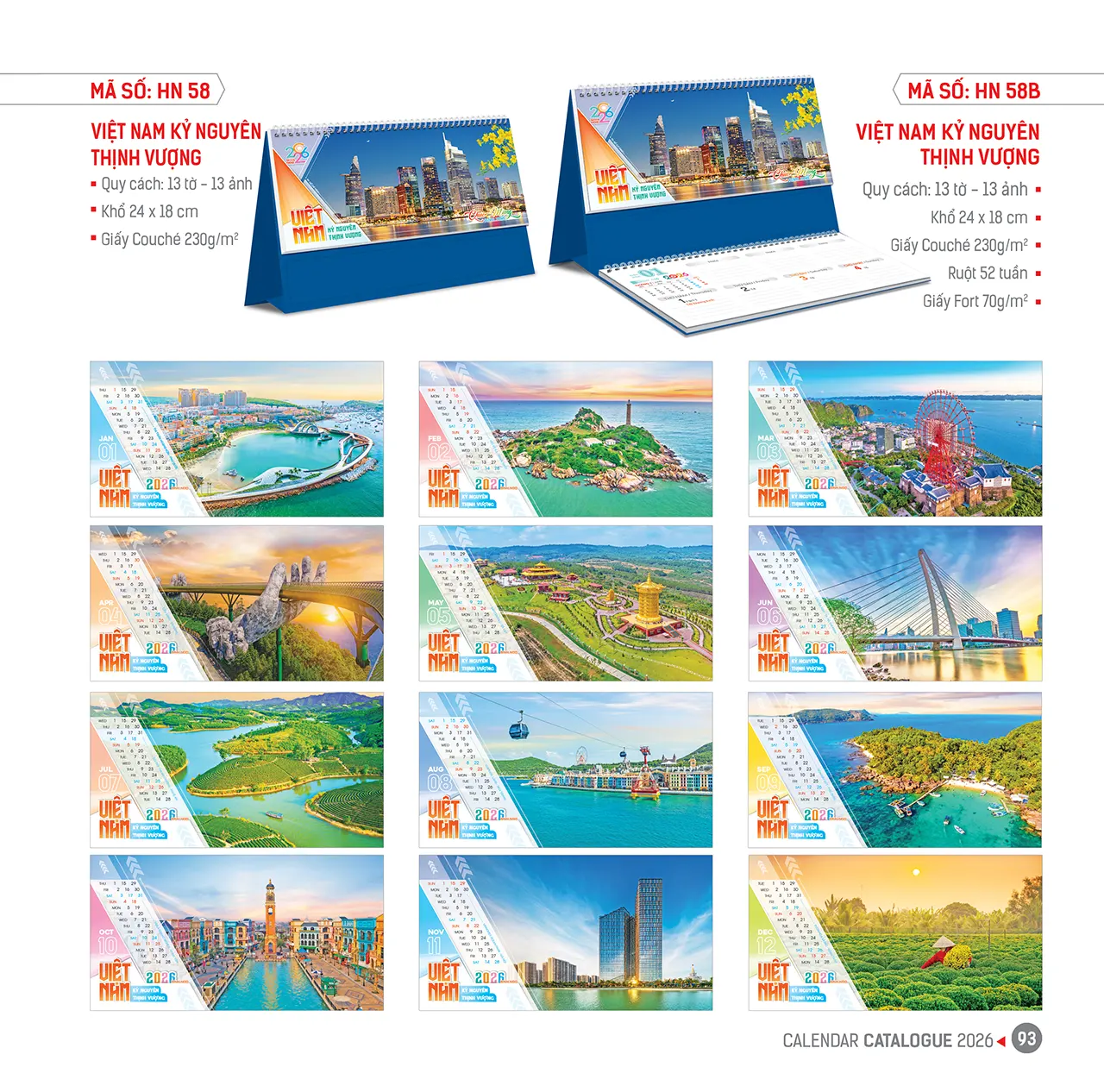 Lịch để bàn Tết 2026 làm quà tặng khách hàng