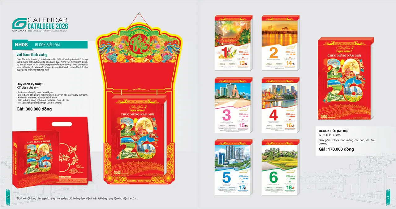 in logo doanh nghiệp lên lịch bloc mã NH