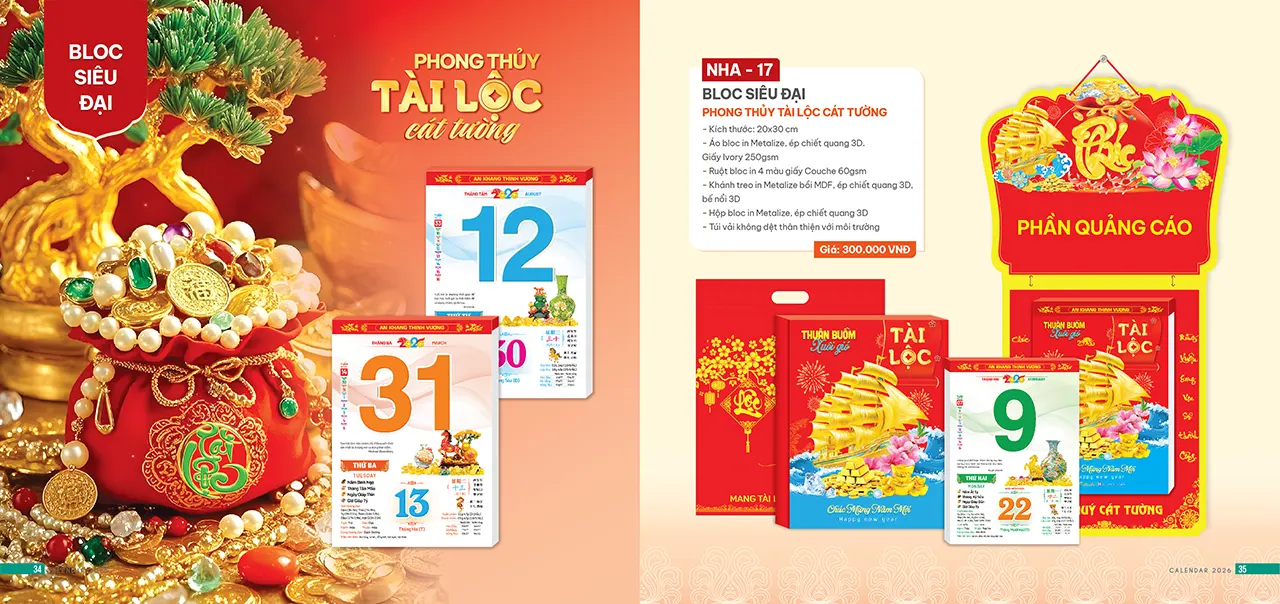 lịch bloc 2026 mã NHA cho doanh nghiệp