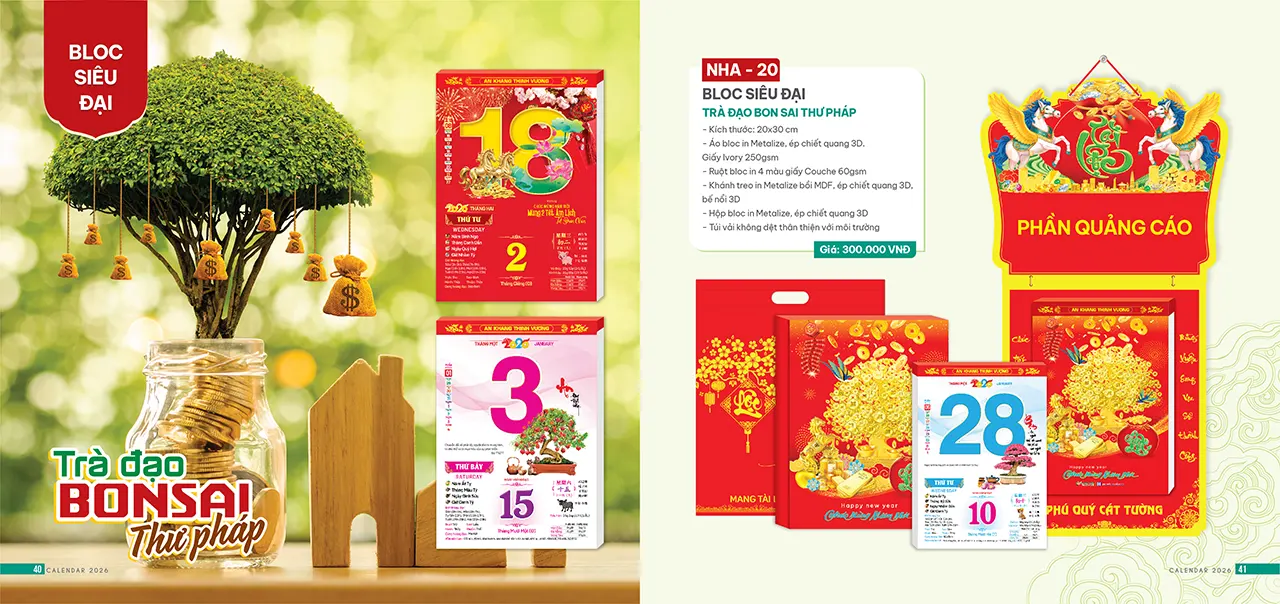 lịch bloc 2026 mã NHA giao hàng toàn quốc