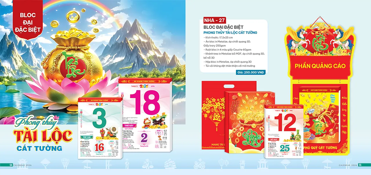 lịch bloc 2026 mã NHA giao hàng toàn quốc