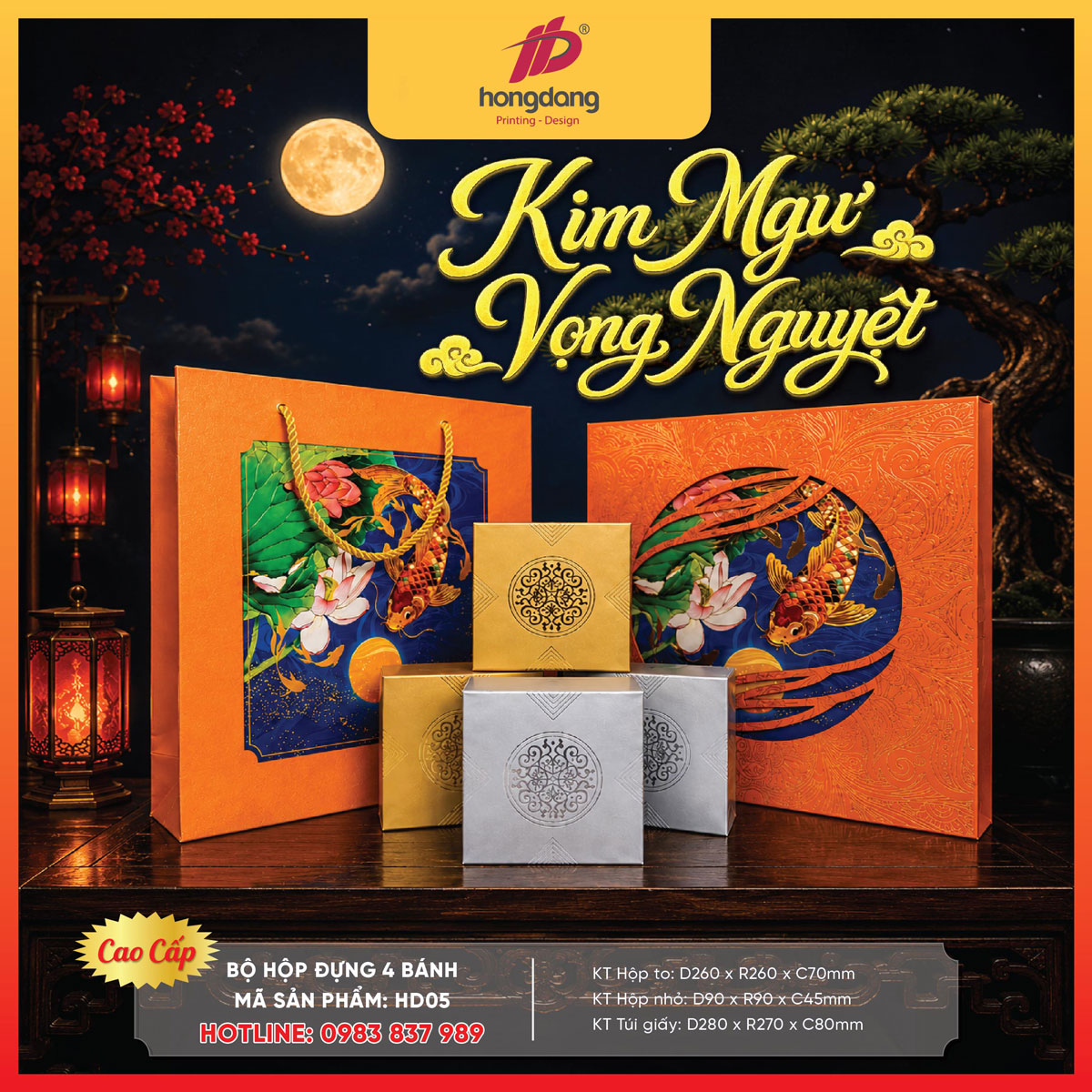 mẫu vỏ hộp bán trung thu đẹp cao cấp